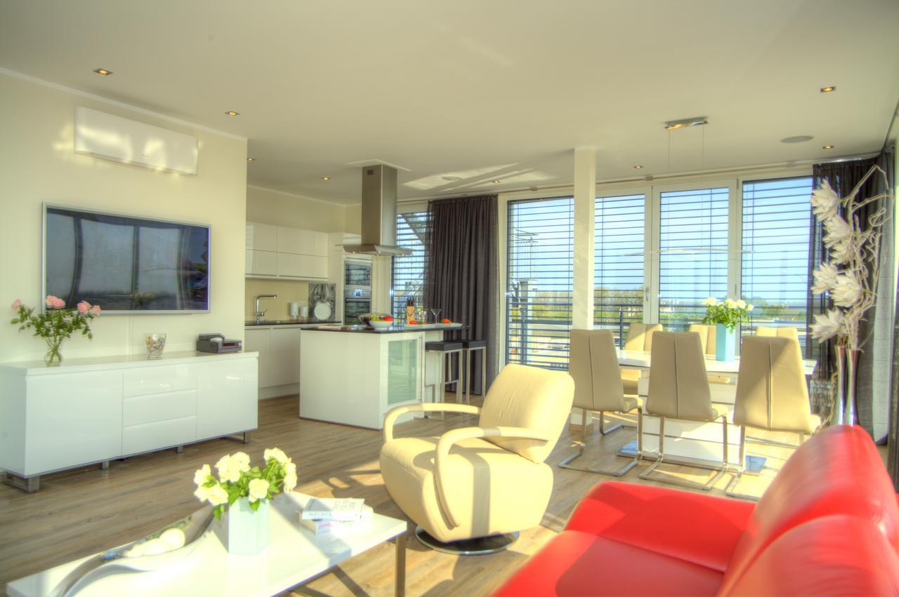 شقة Penthouse Mueritzblick ريكلين المظهر الخارجي الصورة
